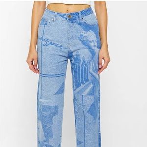 RENAISSANCE MOM JEANS - MID BLUE - Maniere de Voir